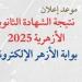 رابط نتيجة الثانوية الأزهرية 2025 الدور الثاني بالاسم ورقم الجلوس - هرم مصر
