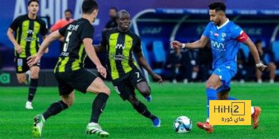 - هرم مصر أرقام سالم الدوسري مع الهلال أمام الاتحاد