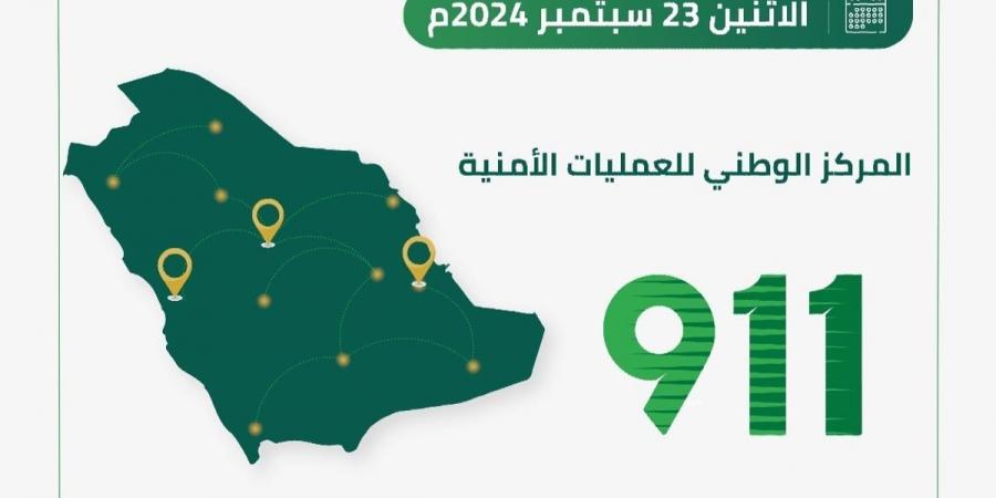 الرياض تتصدر في عدد المكالمات الواردة لـ"911" أمس.. بـ 41505 مكالمات - هرم مصر