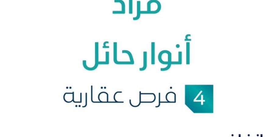 فرص عقارية جديدة .. مزاد عقاري جديد من وكالة معين الأجيال للمزادات في حائل - هرم مصر