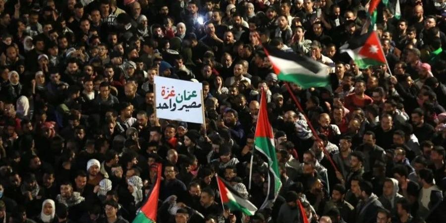 مظاهرات حاشدة في الأردن تندد باغتيال السنوار والقيادات الفلسطينية