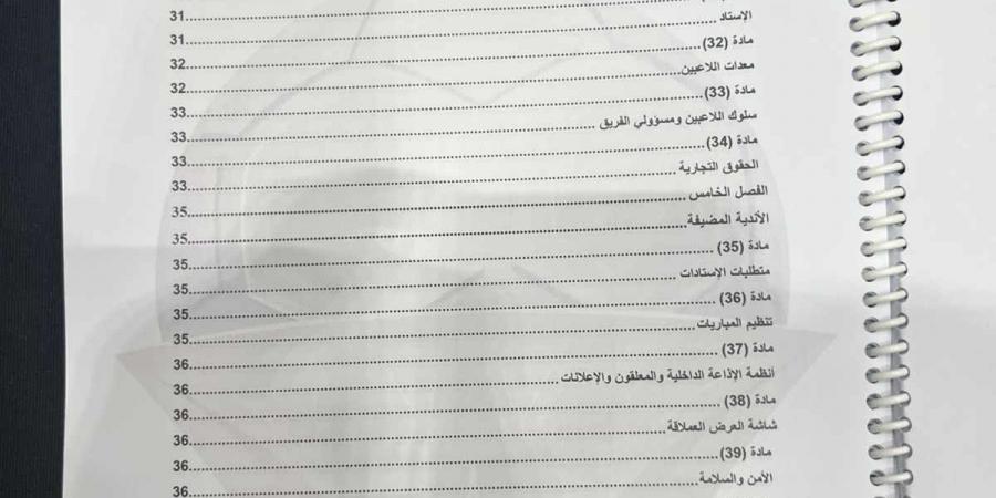 خاص لـ تحيا مصر: لائحة المسابقات والعقوبات في الدوري الممتاز 2024/2025| صور