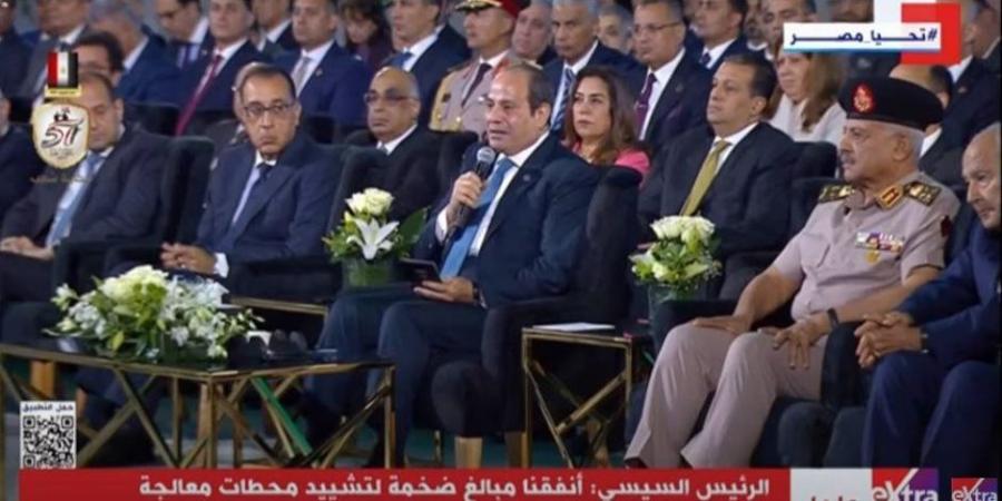 الرئيس السيسي: وضعنا أمام أعيننا التحديات منذ 2011 وأصرينا على تحقيق أهدافنا