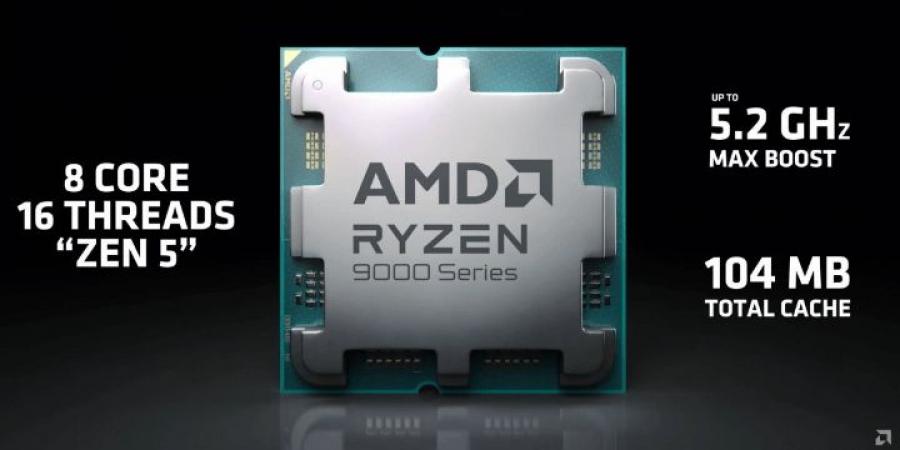 AMD تكشف عن معالج Ryzen 7 9800X3D بتحسينات في آداء الألعاب بنسبة 26%