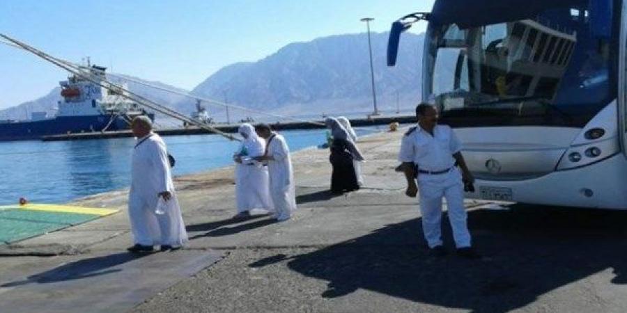 على ظهر آيلة.. انطلاق أول أفواج الحج البري من ميناء نويبع - هرم مصر