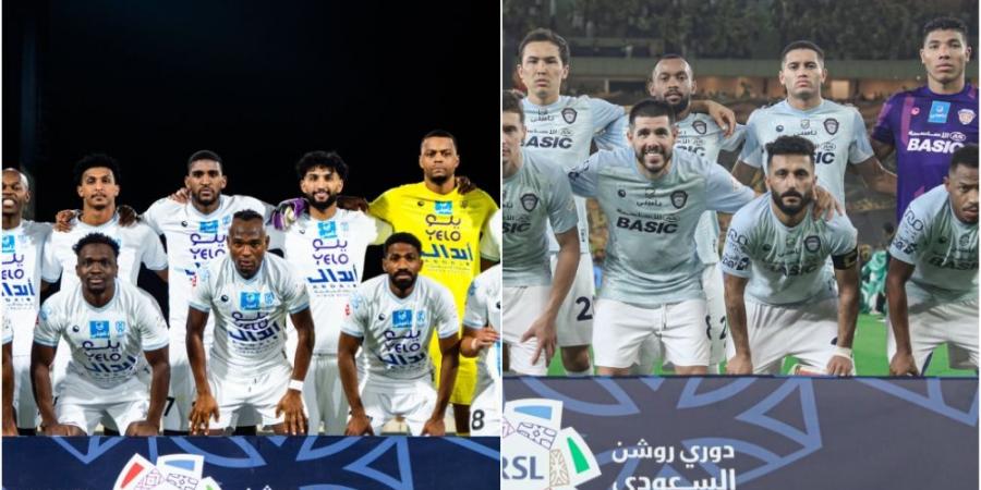 السبت.. صدام قوي بين الفيحاء والأخدود في صراع الهروب من الهبوط - هرم مصر