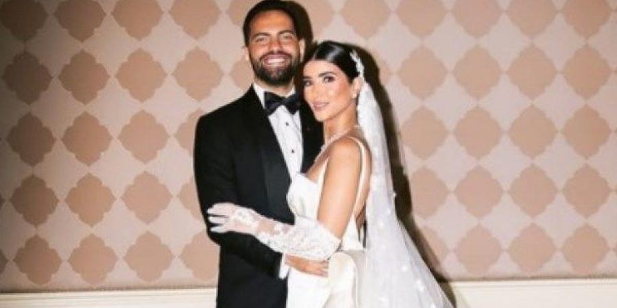 ريم سامي تحتفل بعيد زواجها الأول .. شاهد - هرم مصر