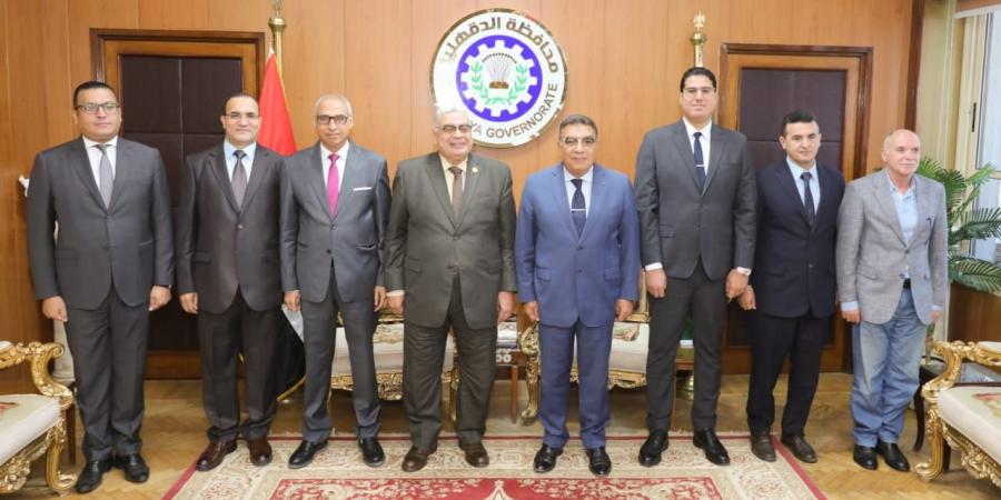 وضع حجر الأساس لمُجمع مجلس الدولة الجديد بالدقهلية.. صور - هرم مصر