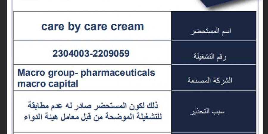ممنوع الاستخدام نهائيا .. سحب تشغيلتين لكريم علاج تسلخات الأطفال - هرم مصر