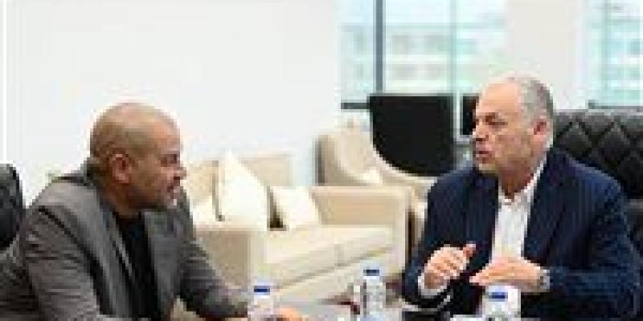 أبو ريدة يجتمع مع دياب لمناقشة التعاون بين اتحاد الكرة ورابطة الأندية - هرم مصر