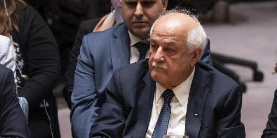 نوبة بكاء لمندوب فلسطين في مجلس الأمن بسبب غزة.. فيديو - هرم مصر