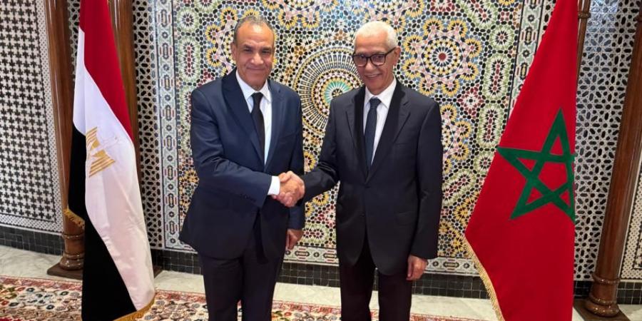 وزير الخارجية والهجرة يجتمع برئيس مجلس النواب المغربي في الرباط - هرم مصر
