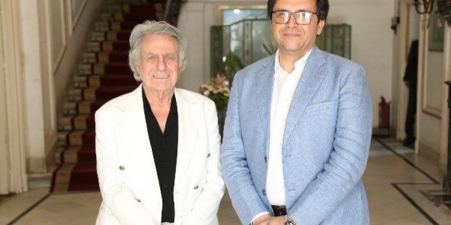 وزير الثقافة يلتقي المايسترو سليم سحاب لمناقشة التعاون في اكتشاف وتدريب المواهب الغنائية والموسيقية بقصور الثقافة - هرم مصر