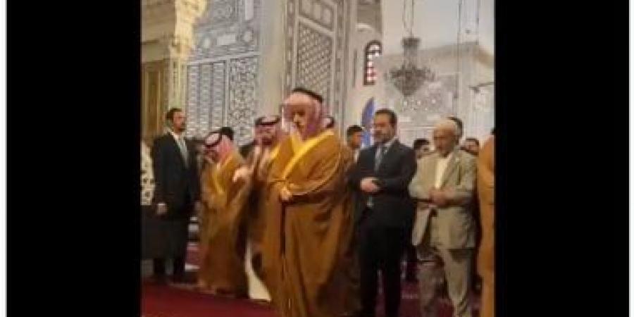 وزير خارجية السعودية يؤمّ المصلين بالجامع الأموى الكبير فى دمشق - هرم مصر