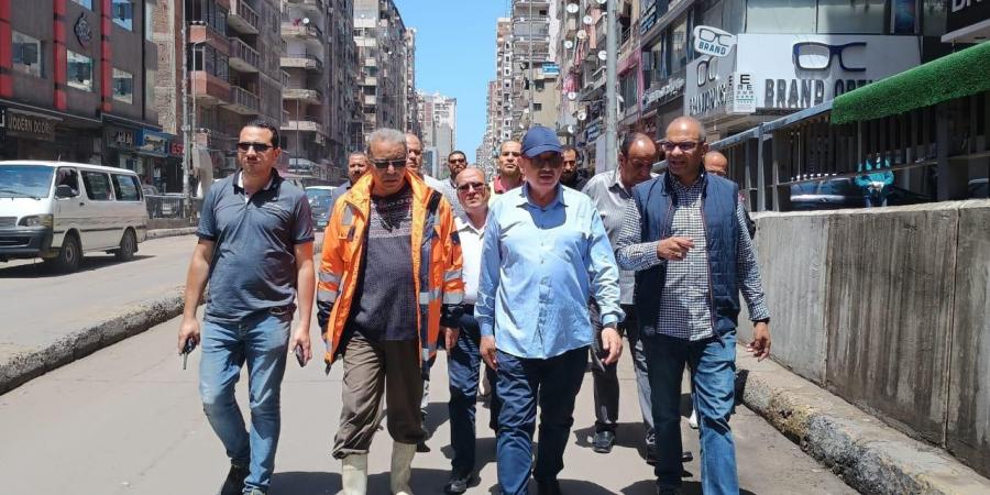 نائب وزير الإسكان يقوم بجولة تفقدية لمحافظة الإسكندرية بعد الاضطرابات الجوية - هرم مصر