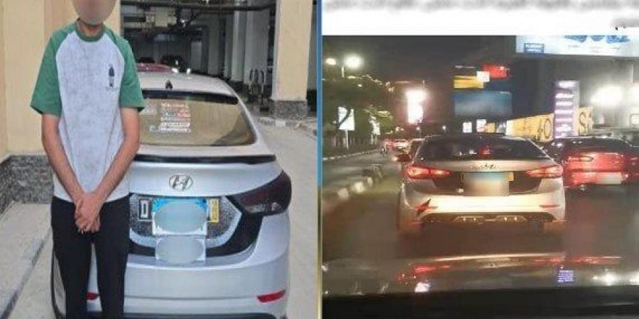 كشف ملابسات قيام شخص بتثبيت لوحتين مختلفتين على سيارته - هرم مصر