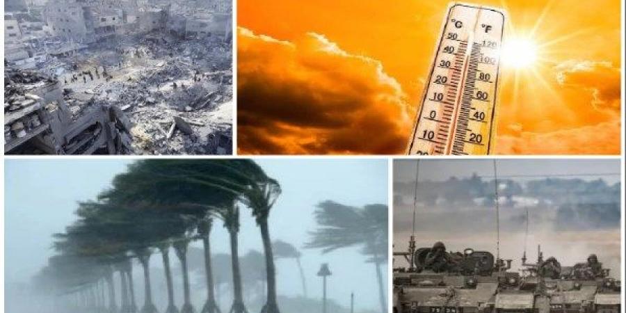 الأرصاد الجوية: طقس غير مستقر بسبب منخفض جوي..  تصعيد إسرائيلي عنيف يستهدف منازل المدنيين شرق غزة | أخبار التوك شو - هرم مصر