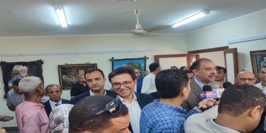 وزير الثقافة ومحافظ سوهاج يفتتحان بيت ثقافة أخميم بعد تطويره - هرم مصر