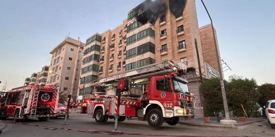 وفاة 3 أشخاص وإصابة 10 أخرين في حريق عمارة بالرقعي - هرم مصر