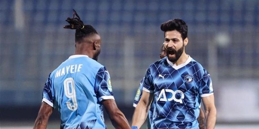 أحمد سامي يضرب شباك صن داونز بالهدف الثاني لبيراميدز - هرم مصر