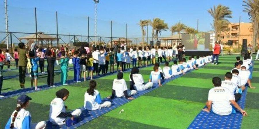 نائب محافظ بورسعيد يشهد احتفالية اليوم العالمي لليوجا بالمدينة الشبابية - هرم مصر