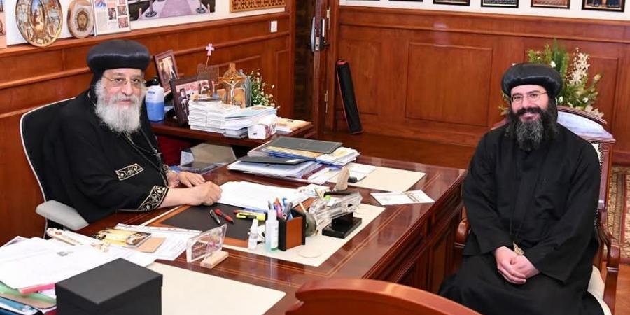 البابا تواضروس يستقبل عددًا من أساقفة المهجر .. صور - هرم مصر