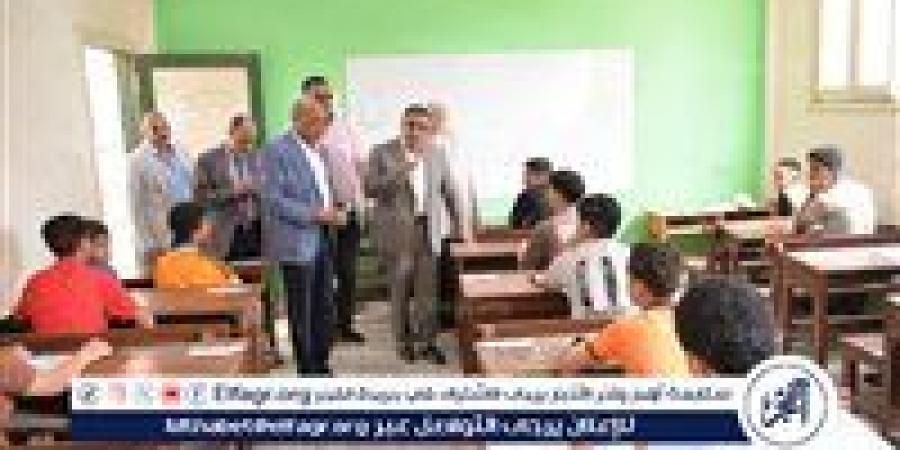 اليوم طلاب الشهادة الاعدادية في الدقهلية يؤدوا امتحان الهندسة والتربية الفنية - هرم مصر