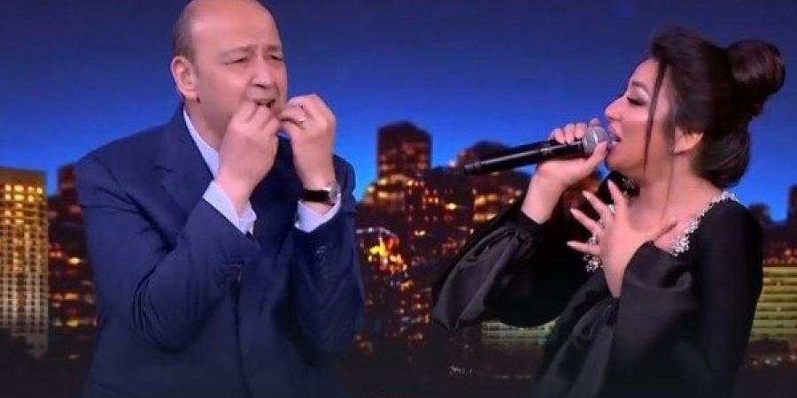 رحمة محسن عن أحمد العوضى: حبيب قلبي وان شاء الله هشتغل معاه تانى - هرم مصر