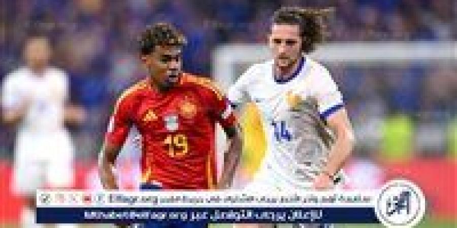 موعد مباراة إسبانيا وفرنسا في نصف نهائي دوري الأمم الأوروبية والقنوات الناقلة - هرم مصر