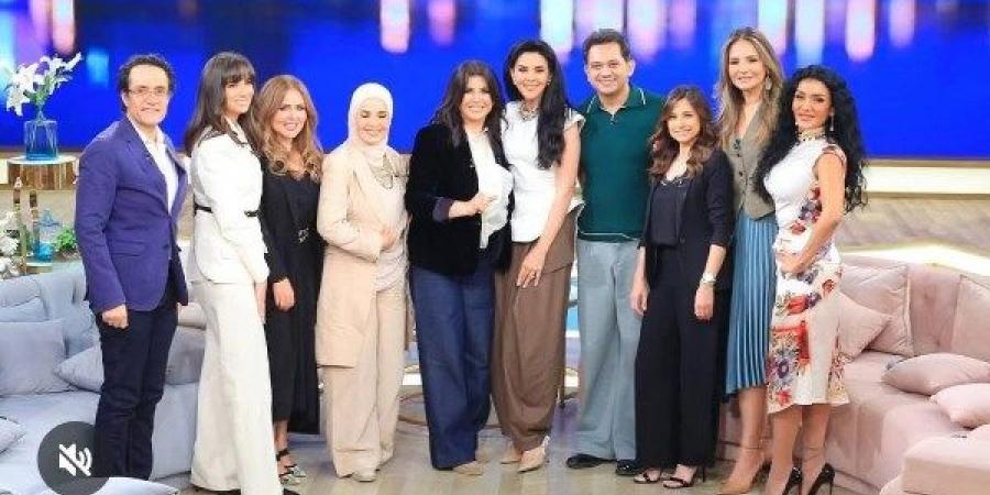أول ظهور للإعلامية مها الصغير بعد انفصالها عن أحمد السقا - هرم مصر