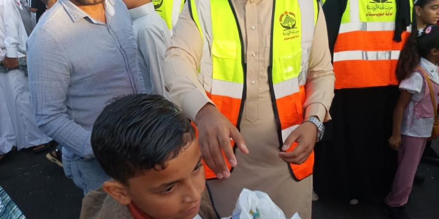 فرحة العيد.. أمانة شباب الجبهة الوطنية بجنوب سيناء توزع هدايا وألعابا على الأطفال - هرم مصر