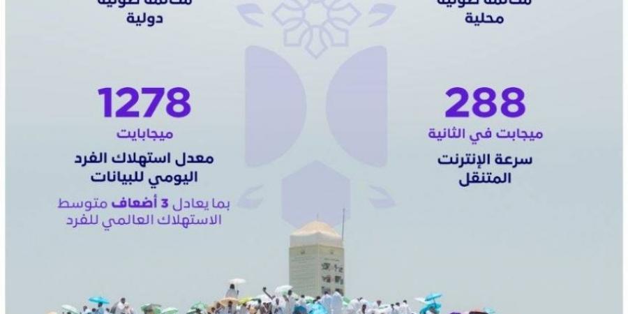 هيئة الاتصالات: شبكات مكة والمشاعر تسجّل (18.3) مليون مكالمة في يوم عرفة - هرم مصر