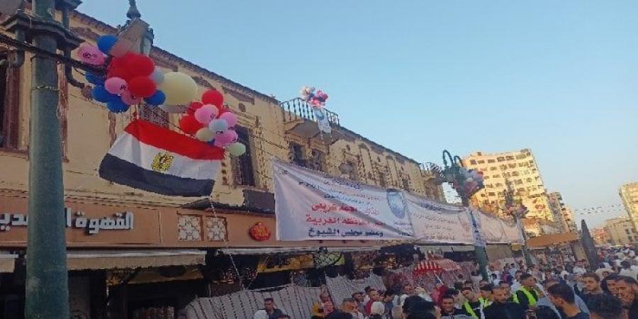 الآلاف يؤدون صلاة عيد الأضحى بالمسجد الأحمدي في طنطا بحضور محافظ الغربية - هرم مصر