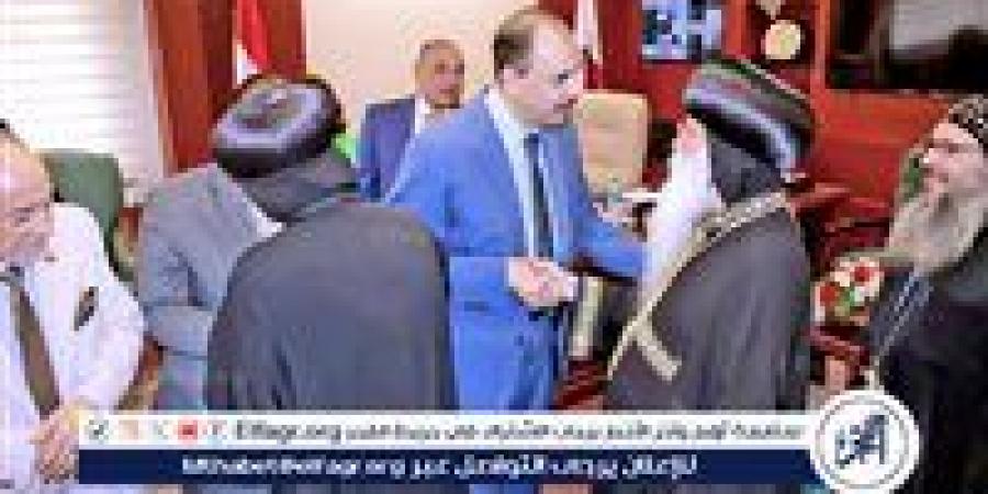 محافظ سوهاج يستقبل المهنئين بعيد الأضحى المبارك - هرم مصر