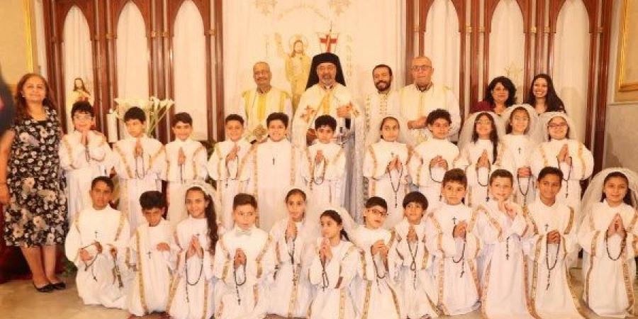 بطريرك الأقباط الكاثوليك يترأس قداس المناولة الاحتفالية وسيامة شمامسة جدد - هرم مصر