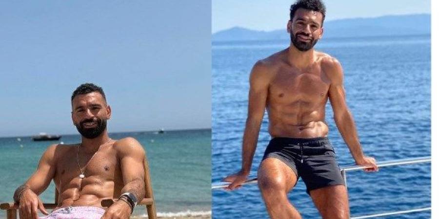 بينهم 3 سنين.. محمد صلاح ينشر صورتين من الغردقة: البحر شاهد على تفاصيل الزمن - هرم مصر