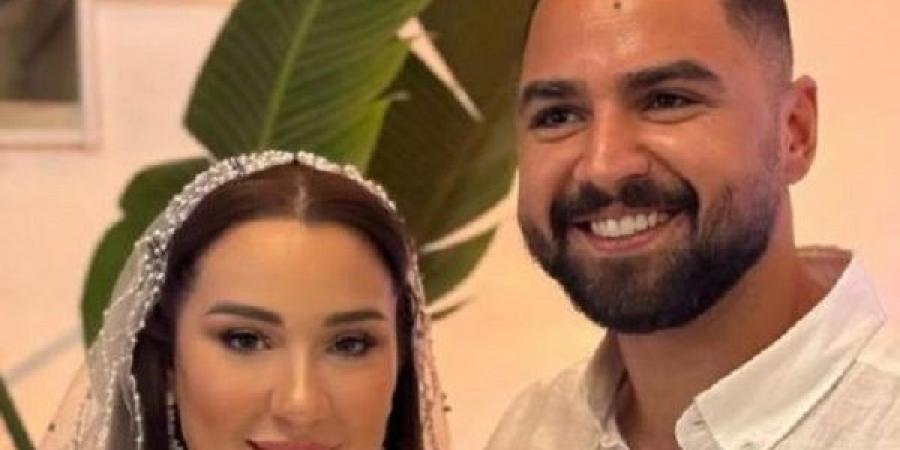 أول تعليق من زوج أسما شريف منير بعد زواجهما - هرم مصر