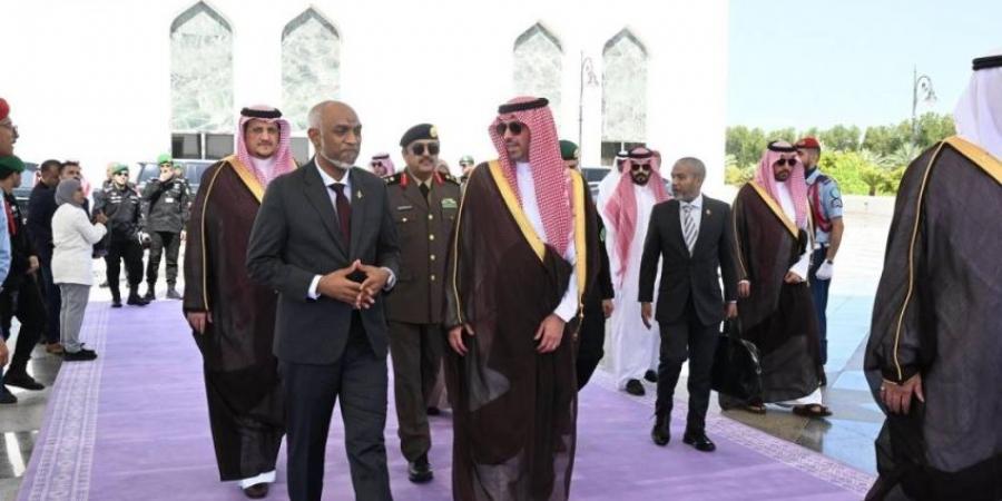 رئيس جمهورية المالديف يُغادر جدة - هرم مصر