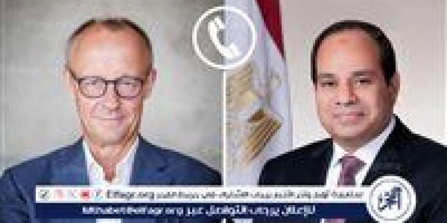 السيسي يهنئ المستشار الألماني بفوزه في الانتخابات ويؤكد رفض تهجير الفلسطينيين: مصر وألمانيا شراكة قوية في زمن الأزمات - هرم مصر