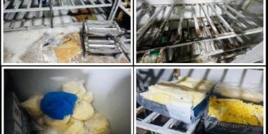 ضبط 725 كجم منتجات ألبان فاسدة داخل معمل غير مرخص بشبرا الخيمة - هرم مصر