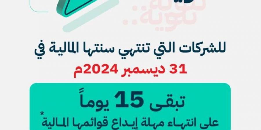 التجارة: 15 يومًا متبقية لإيداع القوائم المالية - هرم مصر