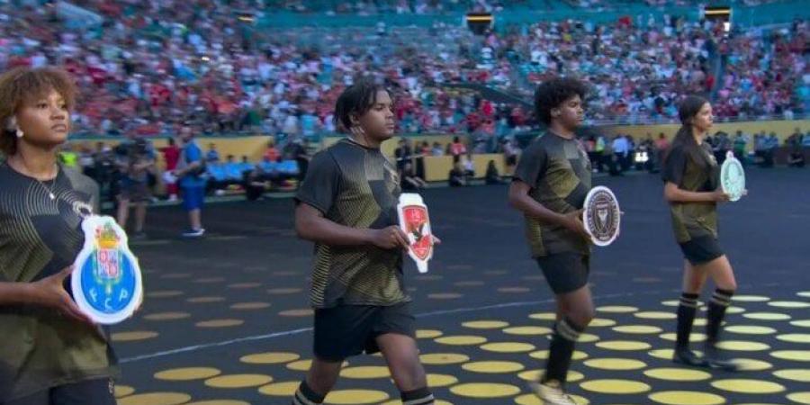 شعار الأهلي يزين حفل افتتاح كأس العالم للأندية 2025 - هرم مصر