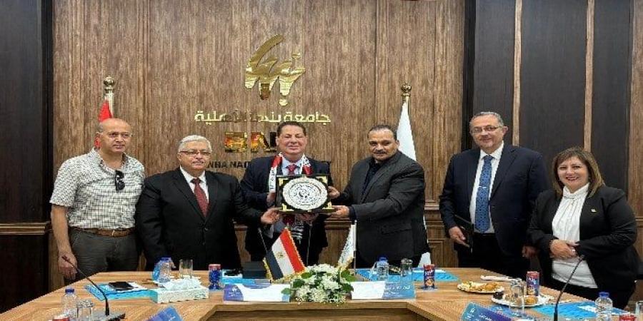 بنها الأهلية توقع بروتوكول تعاون مع جامعة الأزهر - غزة بدولة فلسطين - هرم مصر