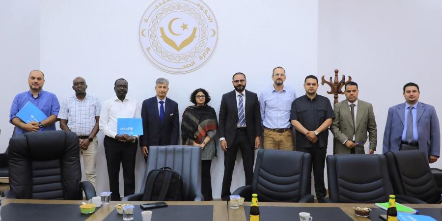 عبد الجليل يبحث مع منظمة اليونسيف تعزيز قدرات المؤسسات الصحية الليبية - هرم مصر