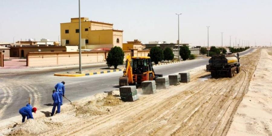 البدء في أعمال تنفيذ ممشى رياضي نموذجي  في النعيرية - هرم مصر