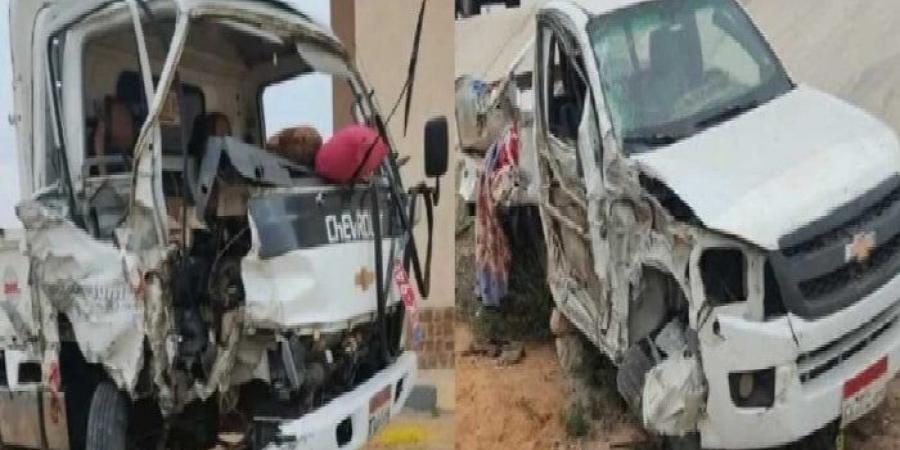 ارتفاع عدد ضحايا حادث الطريق الصحراوي بالبحيرة لـ 4 وفيات و14مصابًا - هرم مصر