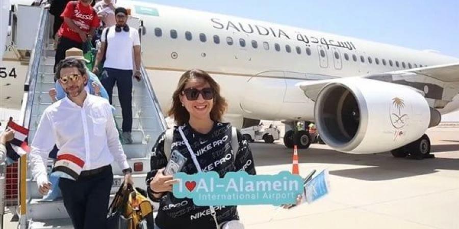 مطار العلمين الدولي يستقبل أولى رحلات الخطوط الجوية السعودية - هرم مصر