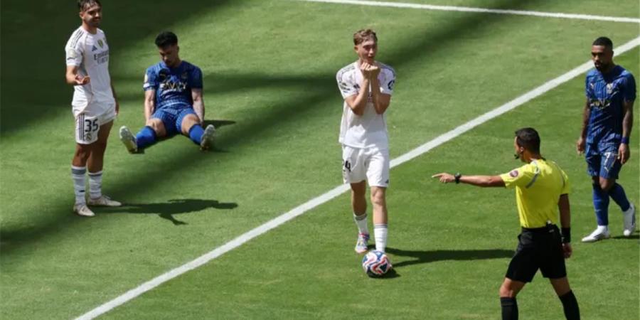 رجل مباراة ريال مدريد والهلال فى كأس العالم للأندية - هرم مصر