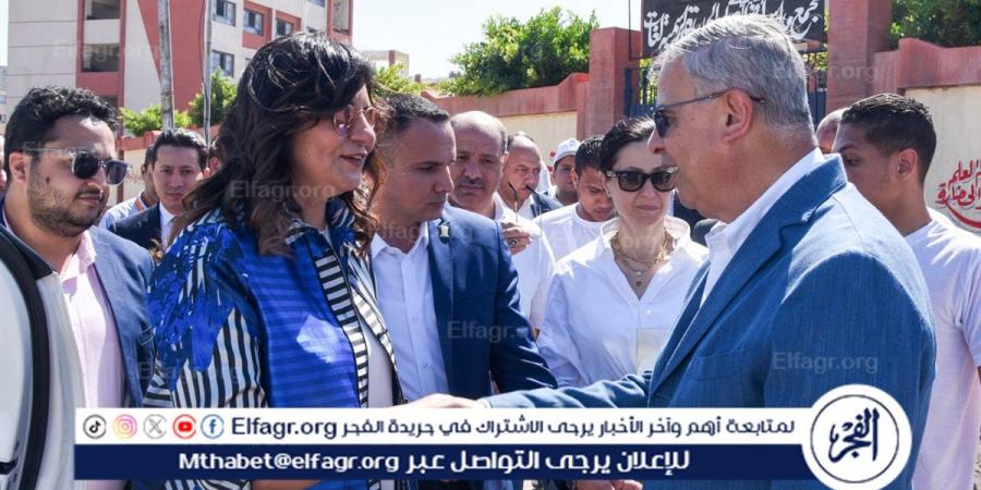 محافظ الإسكندرية يتفقد عدد من الفعاليات بالقافلة التنموية الشاملة - هرم مصر
