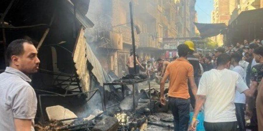 التحريات تكشف سبب اندلاع حريق فيصل.. صور - هرم مصر